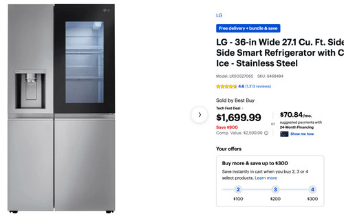 Lrsvs2706s cu ft - lg,